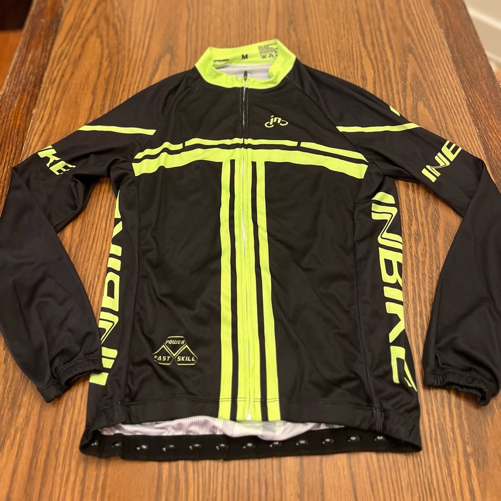Black and Neon Yellow Cycling Jacket